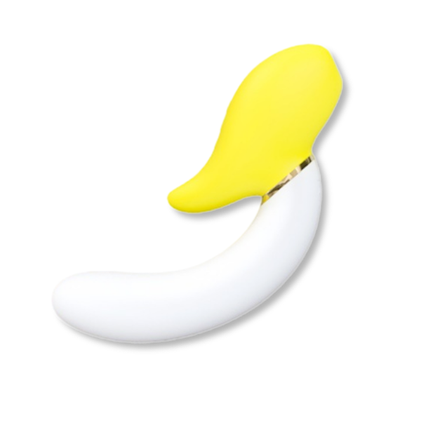 rosvibe - Rotating Banana Vibrator Sucking Double Vibration Masturbation Sex Toy - rosvibe