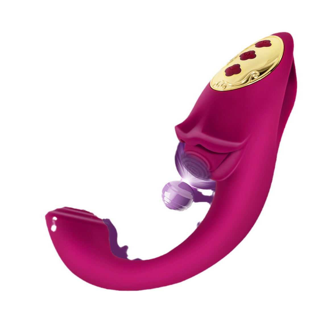 rosvibe - 2IN1 Rose Muncher Tapping Vibrator - rosvibe