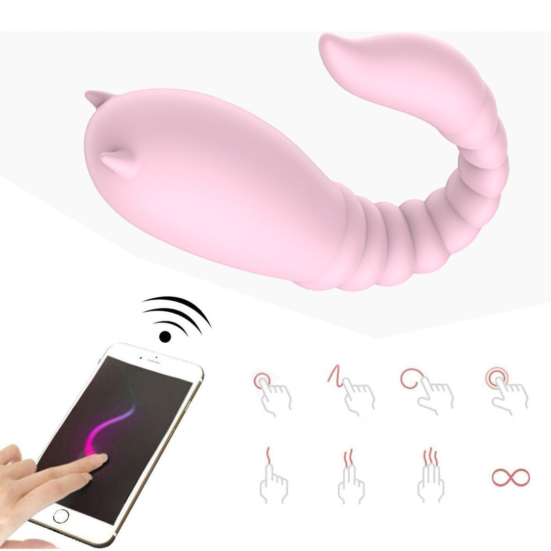 rosvibe - Little Devil Women App Wireless Remote Control Masturbation Vibrator - rosvibe