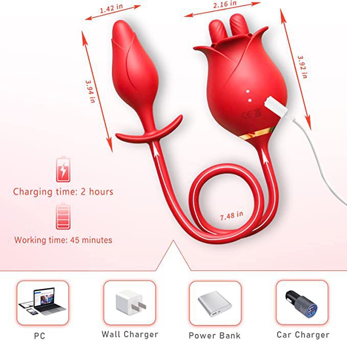 rosvibe - Rose Romeo with Plug - rosvibe