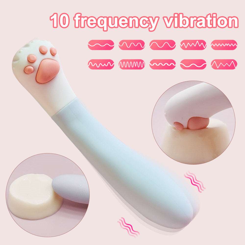 rosvibe - Cat Claw Wireless Remote Control Vibrating Stick Female Masturbation Massage Vibrating Stick