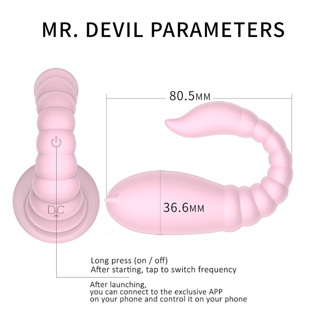 rosvibe - Little Devil Women App Wireless Remote Control Masturbation Vibrator - rosvibe