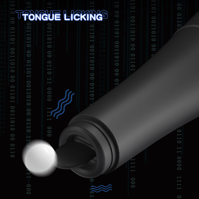 rosvibe - Baseball - Automatic Telescopic Dildo With Tongue Licking And Heating Function - rosvibe