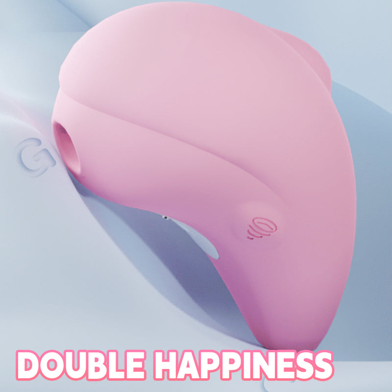 Dolphin Heating Sucking Vibrator With Sterilization Shell - rosvibe