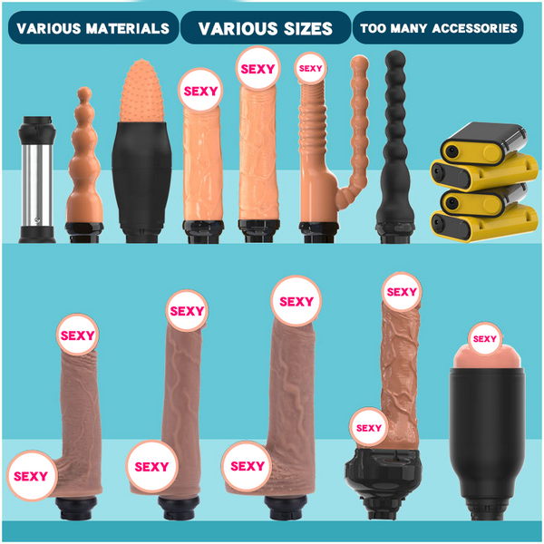 Leather Bag Sex Machine And Pillow Dildo Machine Accessories