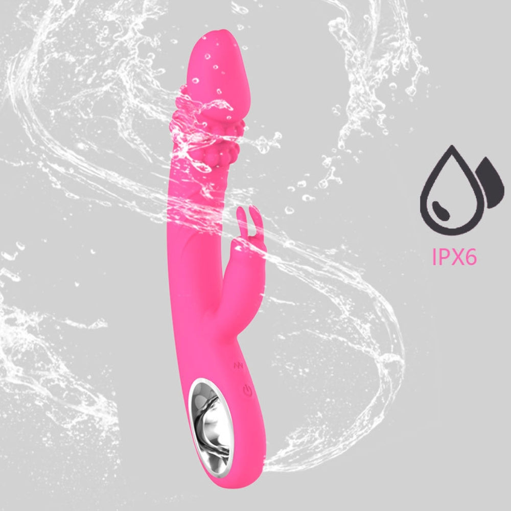 rosvibe - Heating Pearl Rabbit Vibrator - rosvibe