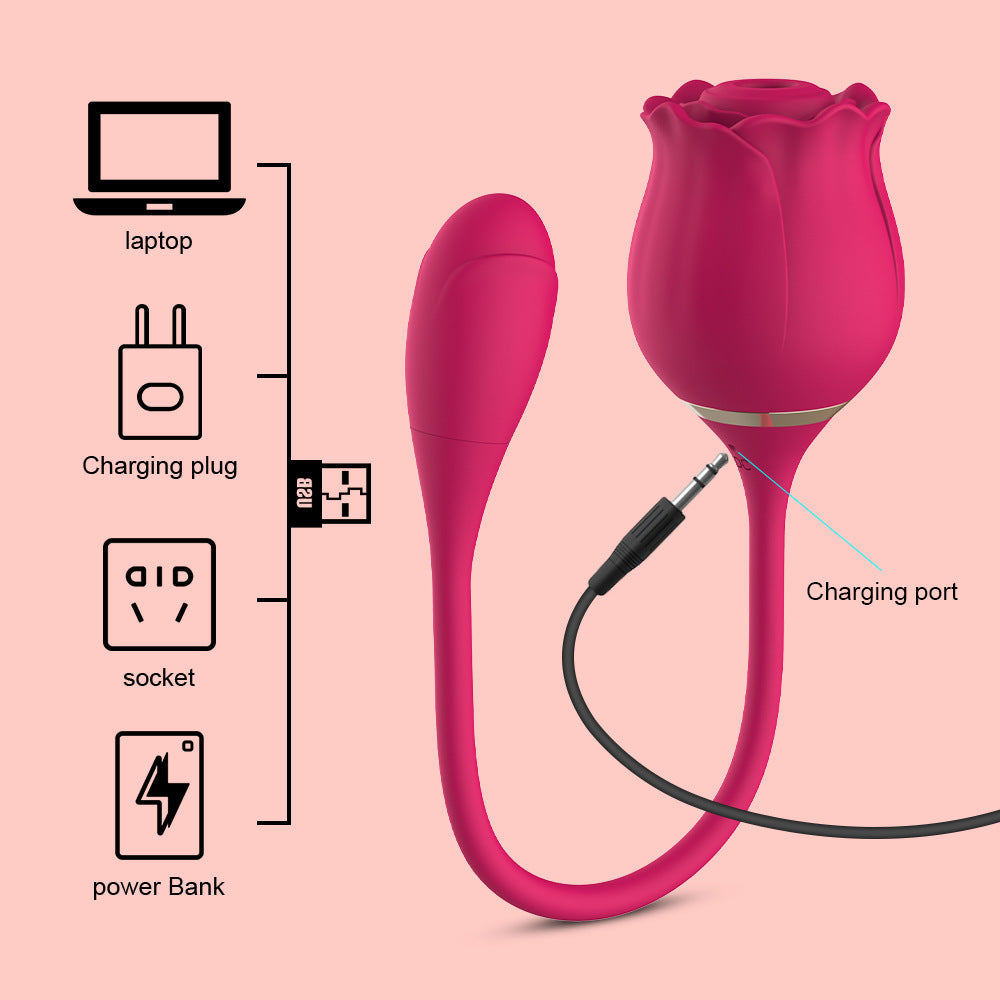 rosvibe - Rose Vibrators Sucker Oral Vagina Sucking Vibrator - rosvibe