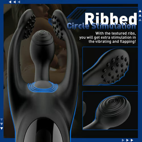 rosvibe - SWEENEY 10 Patting & 10 Vibrating Male Vibrating Glans Trainer Stimulator - rosvibe