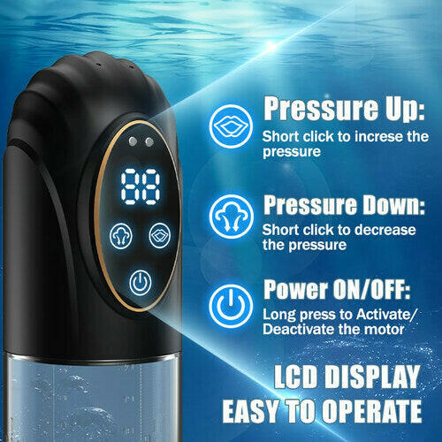 Mergano - Full Waterproof 6 Modes Erection Enlargement and Masturbation 3 and 1 Penis Pump - rosvibe