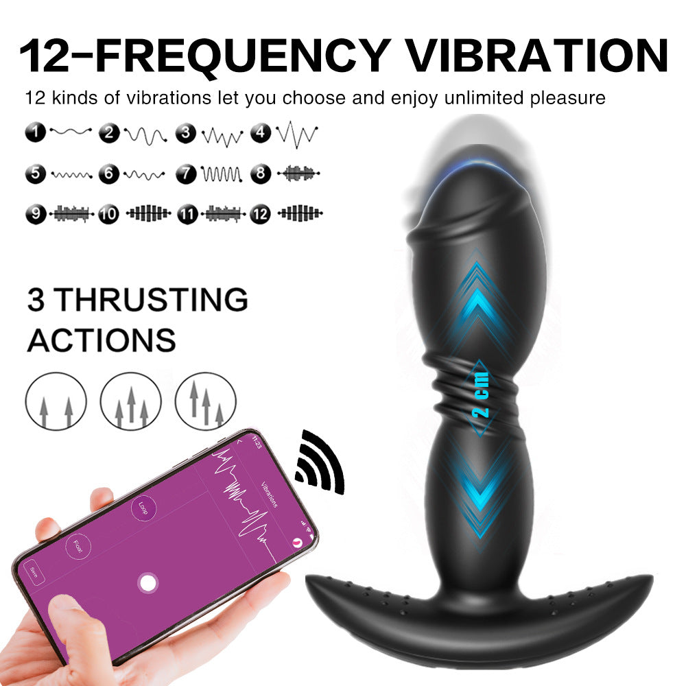 rosvibe - Remote App Control Dildo - rosvibe