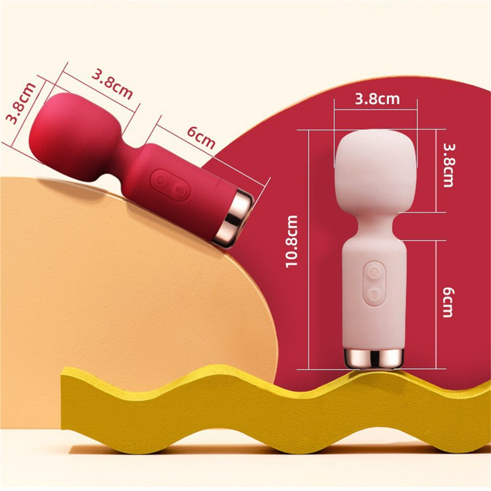 rosvibe -Mini Strong Shock  Vibrator Women's Multi Frequency Second Wave Masturbator Small Massage Stick - rosvibe