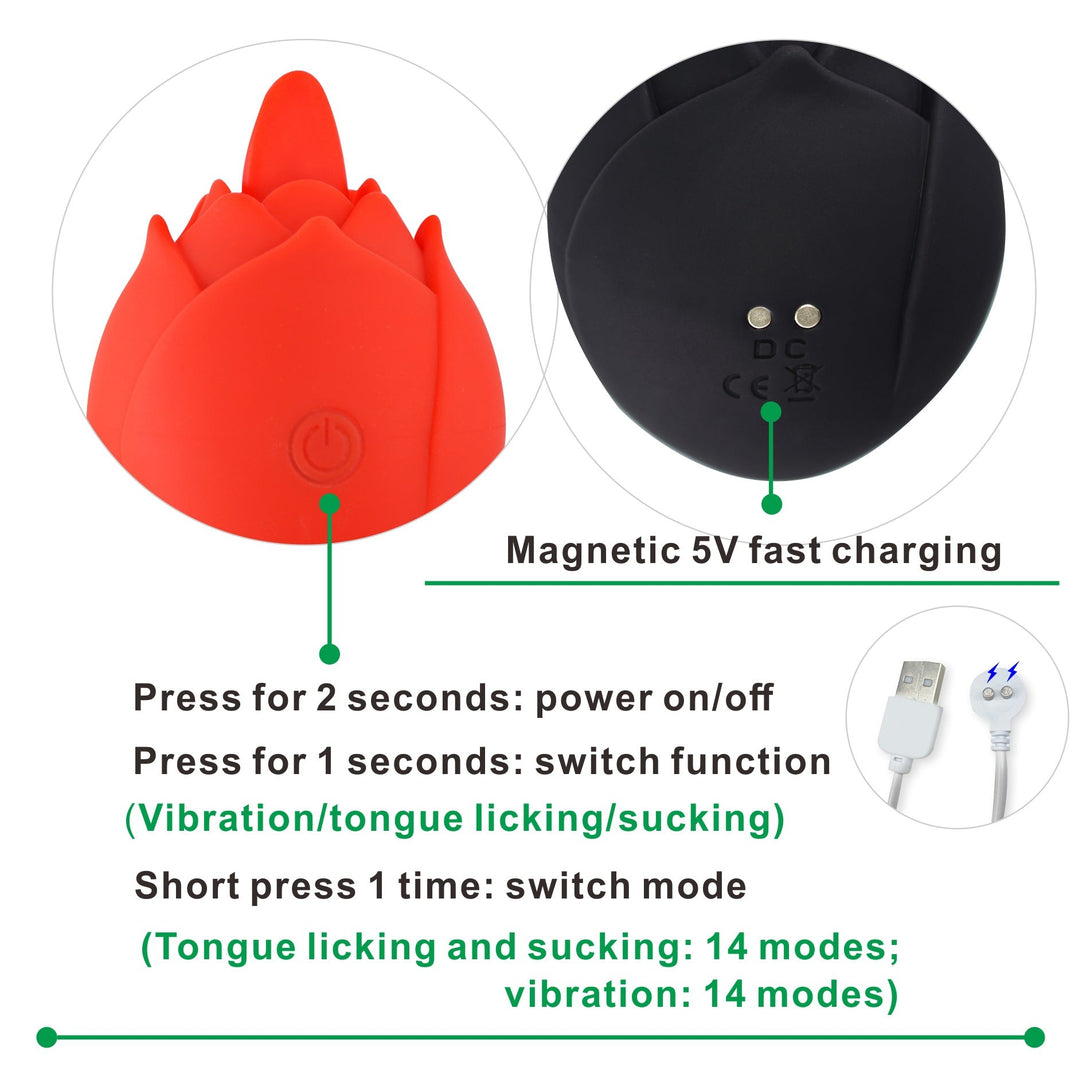 rosvibe - Rose Vibration Jump Egg Wireless Remote Control App - rosvibe