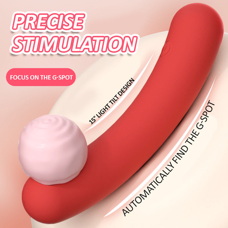 rosvibe Sausage Vibrator Masturbation Device for Women - rosvibe