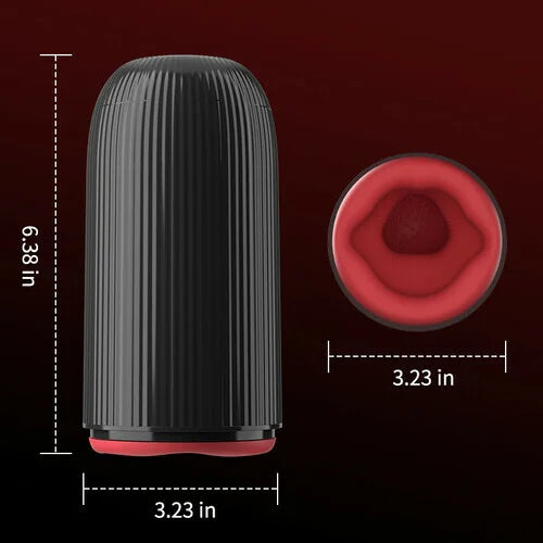 rosvibe-Cyclone Thruster Rotating Vibration Suction Penis Vibrator