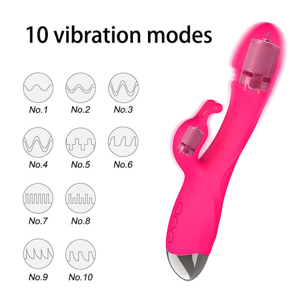 rosvibe - Dildo Women's Vibrators Female Magic Wand Vaginal G Spot - rosvibe