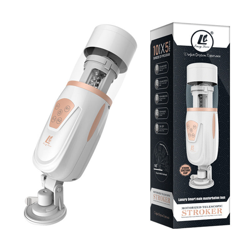 rosvibe - 5-Speed Suction and Clamping Male Masturbator - rosvibe