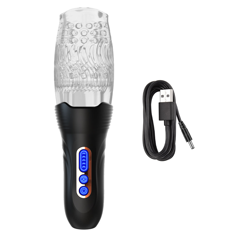 rosvibe - 3.0 Version Male Rose Thrusting Rotating And Vibrating Oral Sex Masturbation Cup - rosvibe