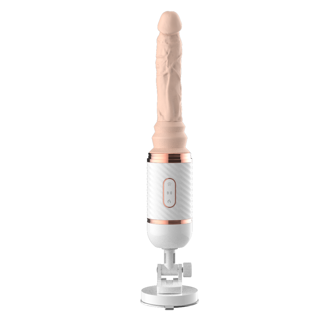 rosvibe - Remote Control Thrusting Dildo Automatic G-Sopt Vibrator - rosvibe