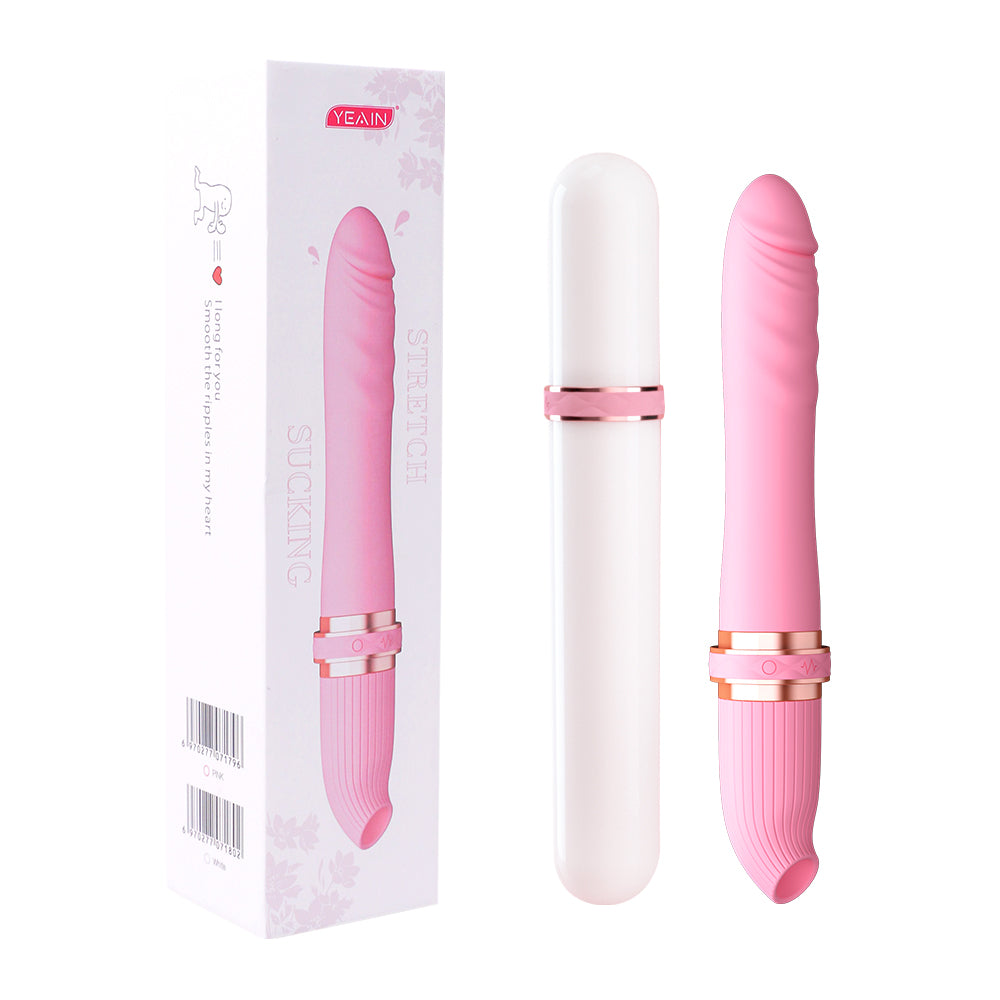 rosvibe - Telescoping Vibrator Female 10 Frequency Variable Sex Machine Clitoris Vibrador - rosvibe