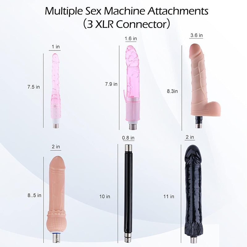 rosvibe - Automatic Sex Machine Sex Toys,Thrusting Machines for Men Women,Love Machine Device Gun with 6 Attachments - rosvibe