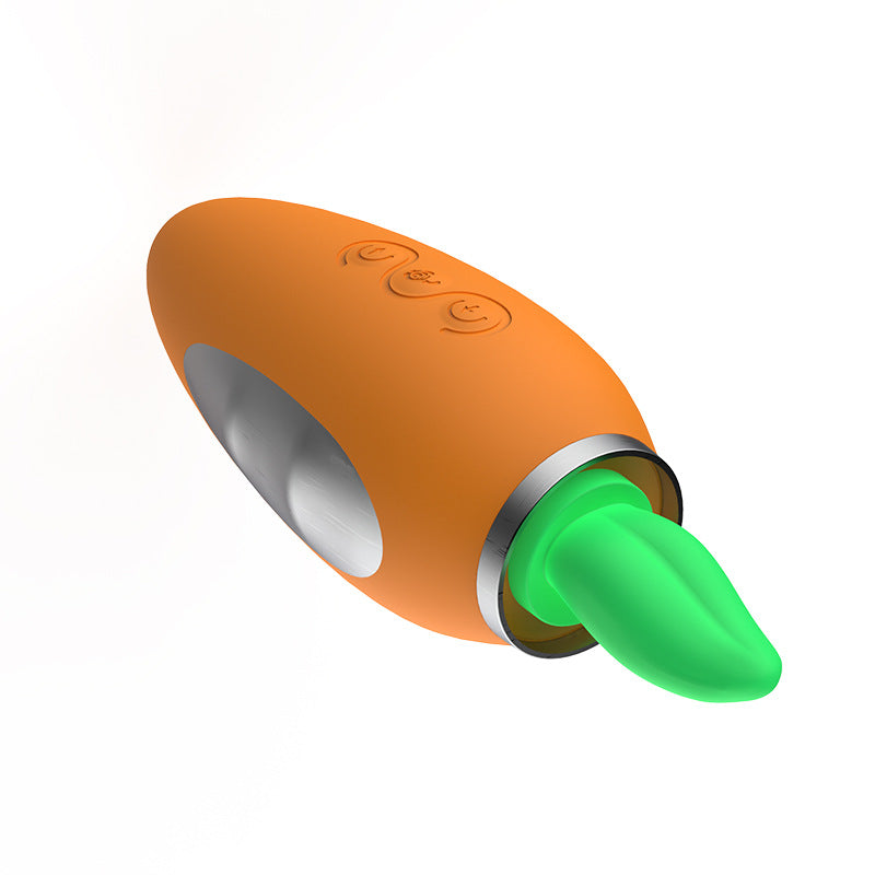 rosvibe - Carrot Vibrator Female Masturbator Vibration Av Automatic Heating Sucking Tongue Licker Pluggable - rosvibe