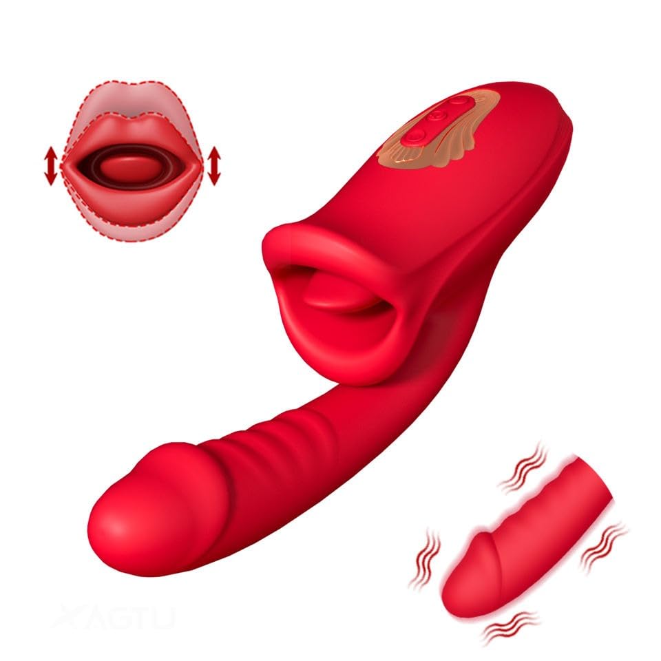 rosvibe - Rose Muncher Bite Vibrator G Spot Clitoris Stimulator - rosvibe