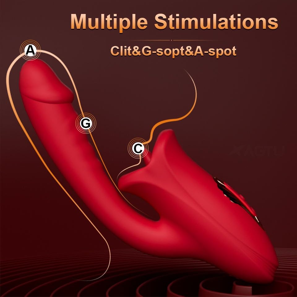 rosvibe - Rose Muncher Bite Vibrator G Spot Clitoris Stimulator - rosvibe