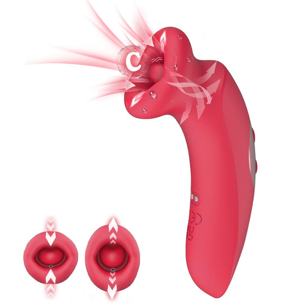 G Spot Vibrator Sucking Vibrator 10 Vibration Modes and 10 Kissing Modes - rosvibe