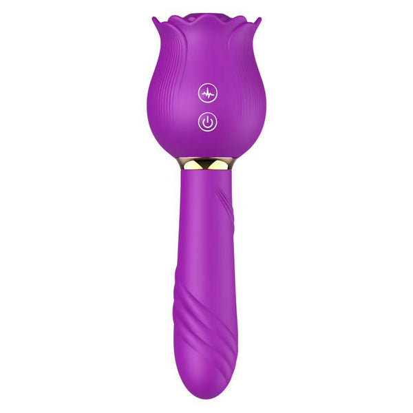 rosvibe - Rose Shaker Sucking Jump Egg Adult Toy G-spot Masturbation Device for Women - rosvibe