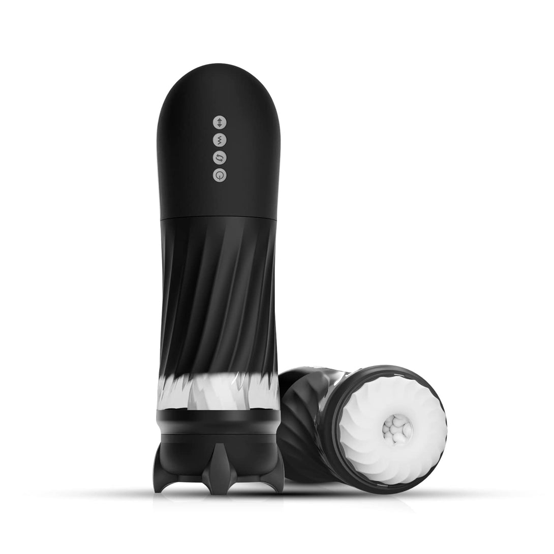 rosvibe - Rocket 3d Realistic Textured Electric Stroker With 5 Thrusting Rotating Modes - rosvibe