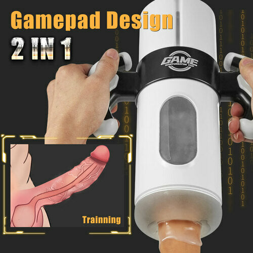 rosvibe - Full Automatic Airplane Cup Male Articles, Masturbation Device, Retractable Adult Electric Cup - rosvibe