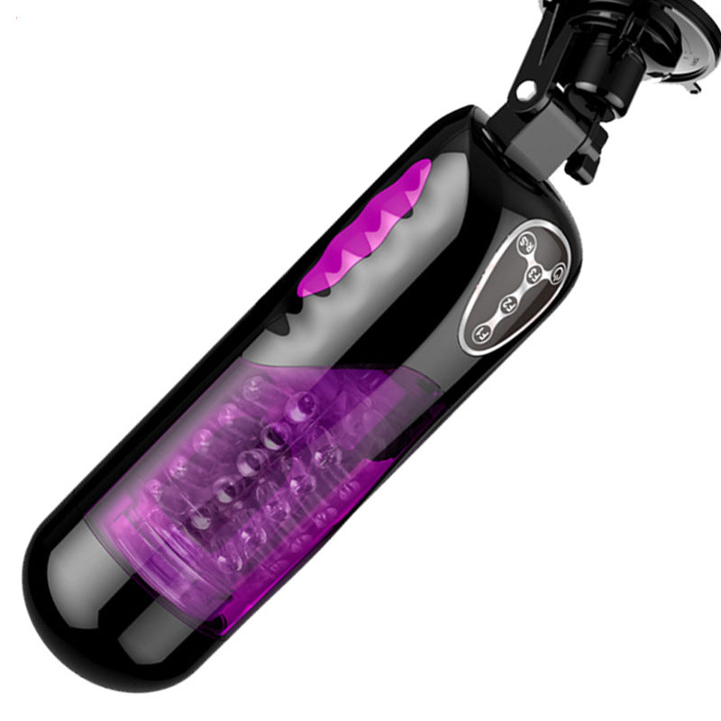 rosvibe - First Class Trainer Rotating and Thrusting Suction Cup Masturbator - rosvibe