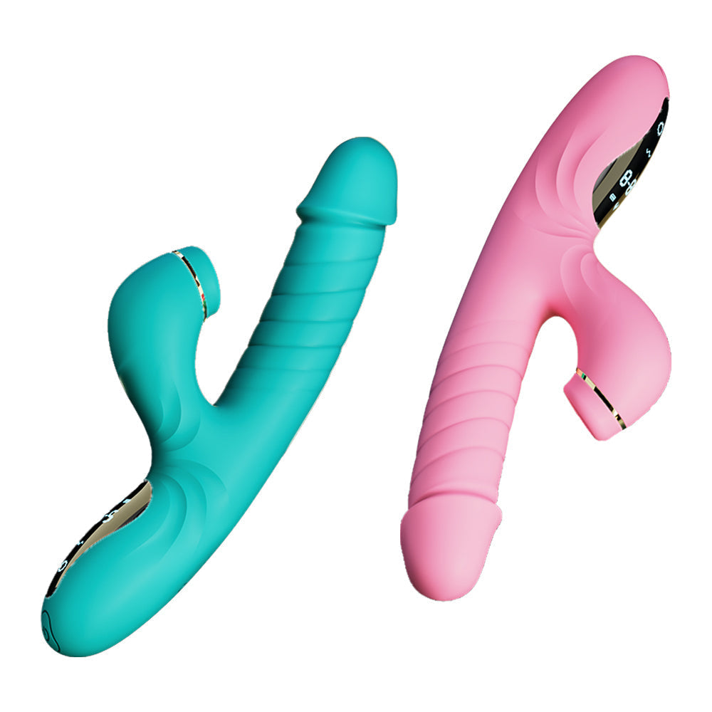 rosvibe - Suck Telescopic Heating Vibrator - rosvibe