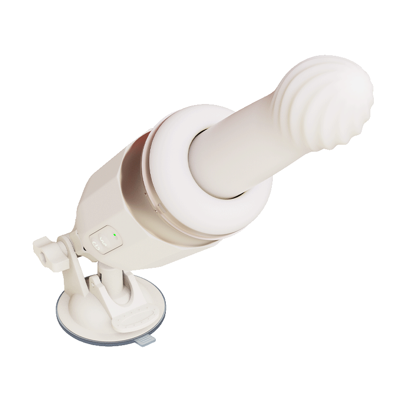 rosvibe -Telescopic Dildo Sex Machine App Control With Hand Free Sucker - rosvibe