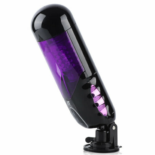 rosvibe - First Class Trainer Rotating and Thrusting Suction Cup Masturbator - rosvibe