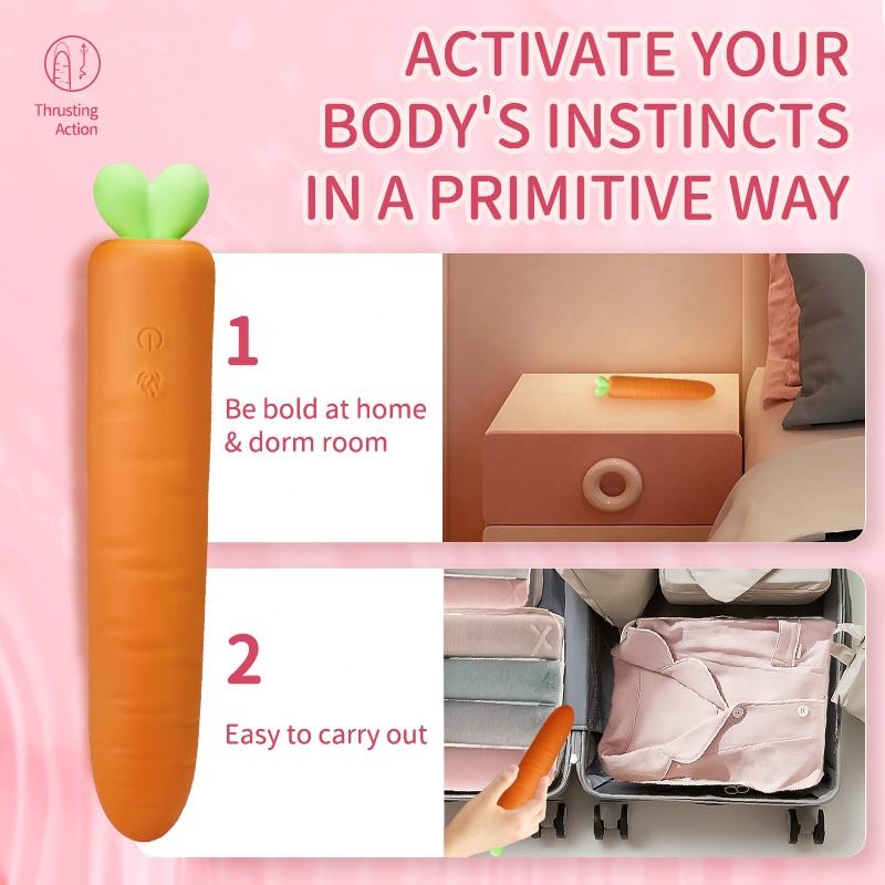 rosvibe - Carrot Heating Automatic Telescopic Vibration - rosvibe