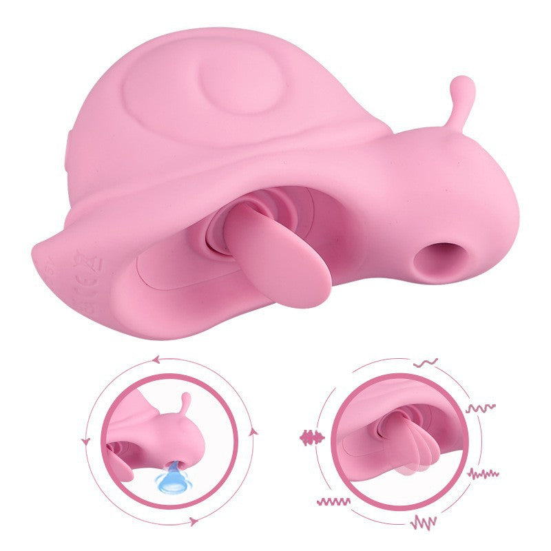 rosvibe - Snail Sucking Egg Skipping Female Masturbator Tongue Licking Vibration Three In One - rosvibe