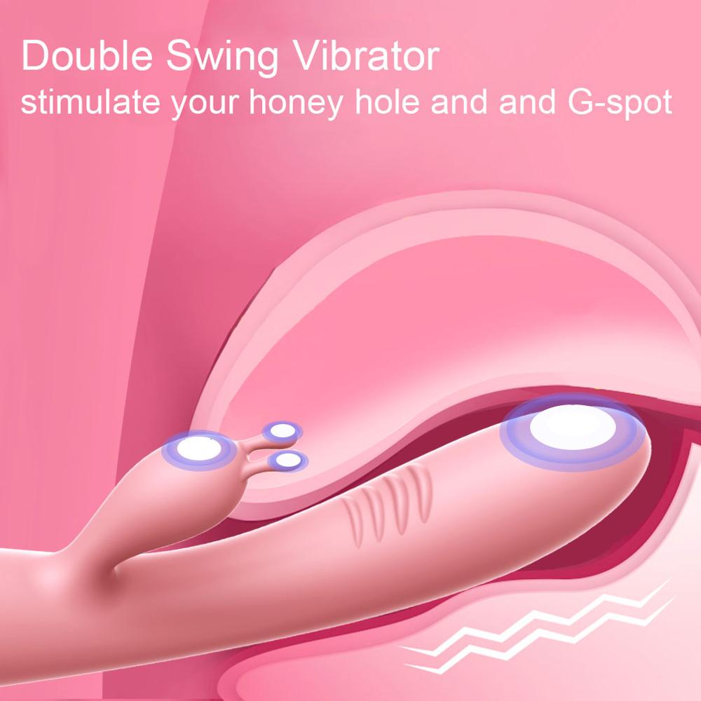 rosvibe - Strong Dildo Vibrator G-spot Clitoris Stimulator - rosvibe