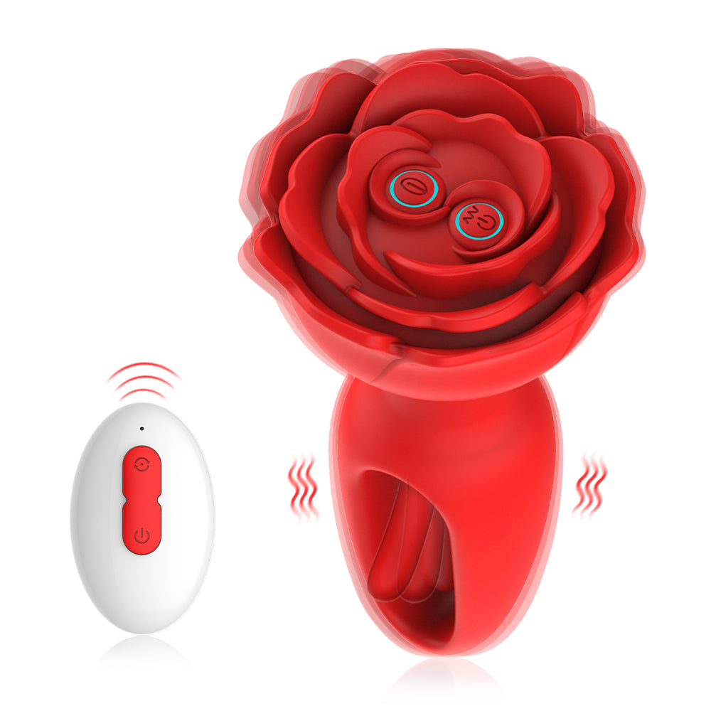 rosvibe - Hollow Slapping Anal Plug Wireless Remote Control Universal Back Chamber Prostate Slapping Massager - rosvibe