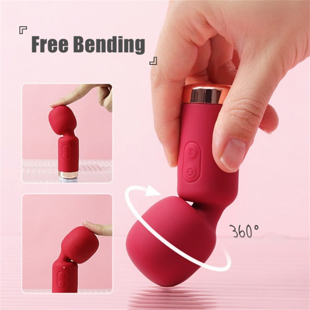 rosvibe -Mini Strong Shock  Vibrator Women's Multi Frequency Second Wave Masturbator Small Massage Stick - rosvibe