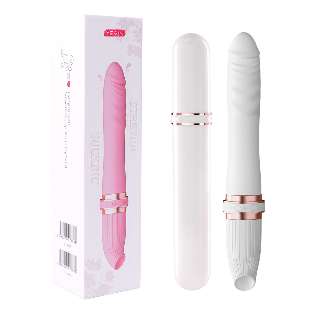 rosvibe - Telescoping Vibrator Female 10 Frequency Variable Sex Machine Clitoris Vibrador - rosvibe