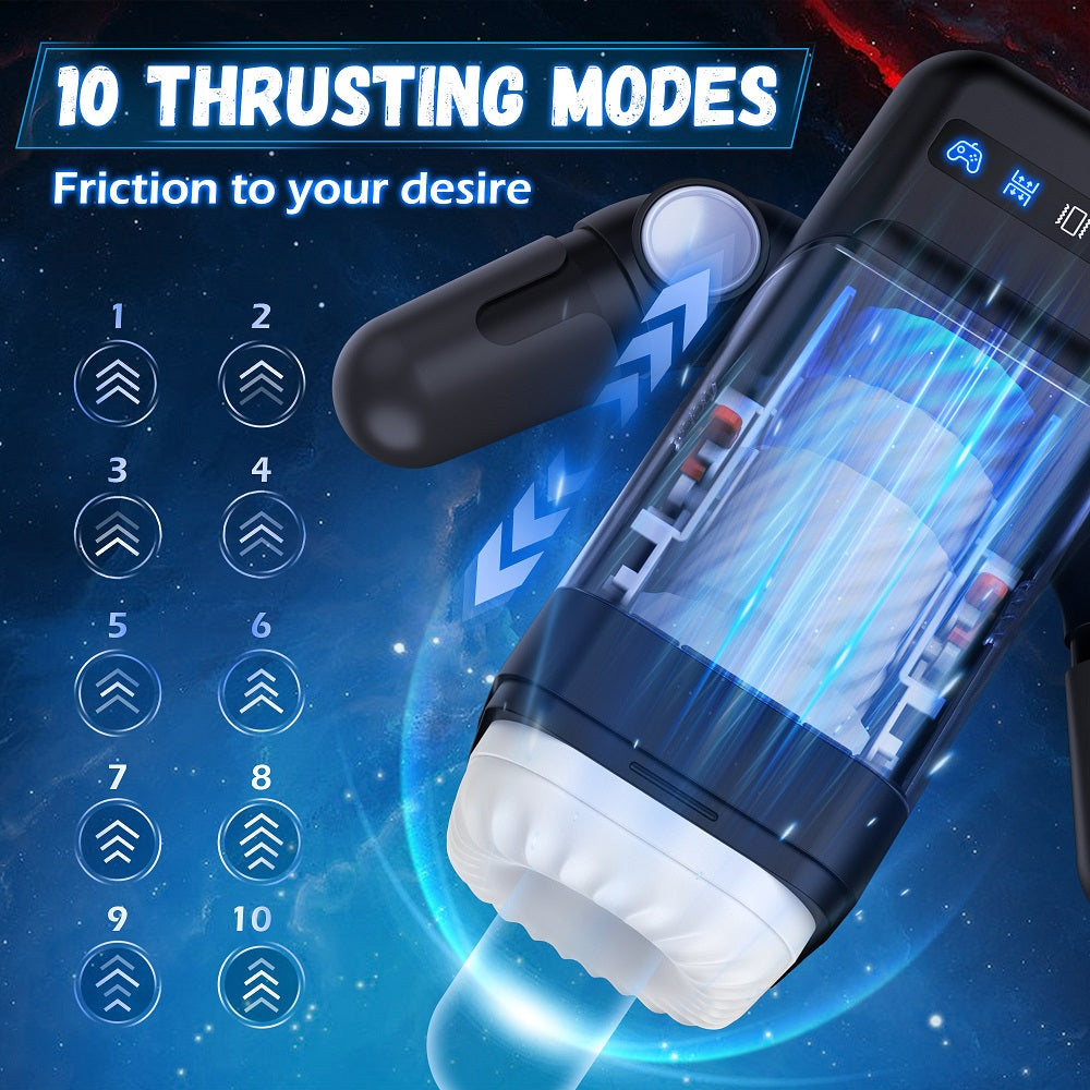 rosvibe - Game cup - Thrust Vibration Masturbator With Heating Function - rosvibe