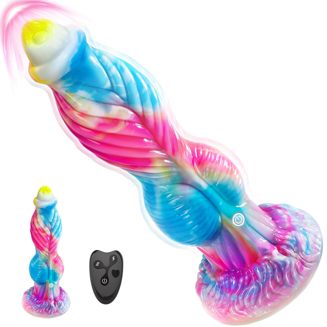 Phoenix 7 Thrusting Vibrating Big Sucker Monster Dildo 10.23 Inch - rosvibe