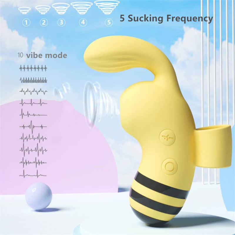 rosvibe - Finger Little Bee Strong Vibration Sucking Egg Female Masturbation - rosvibe