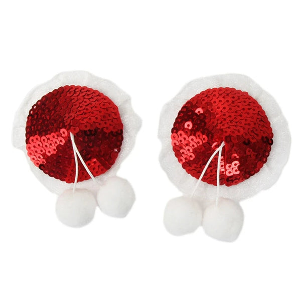 rosvibe - Christmas Small Sequins Sexy Female Nipple Stickers - rosvibe