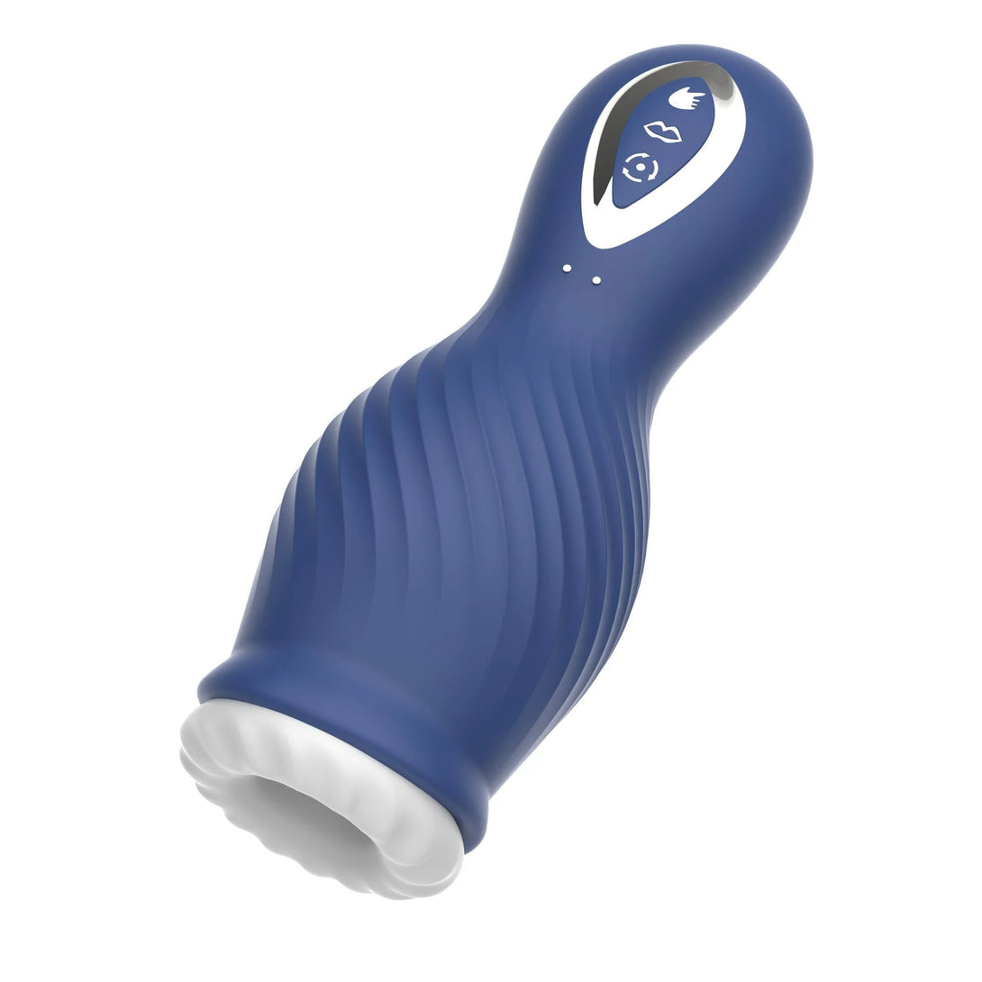 rosvibe - Dragon Suction Rotating Trainer Male Masturbators Oral Vaginal Penis Vibrator - rosvibe