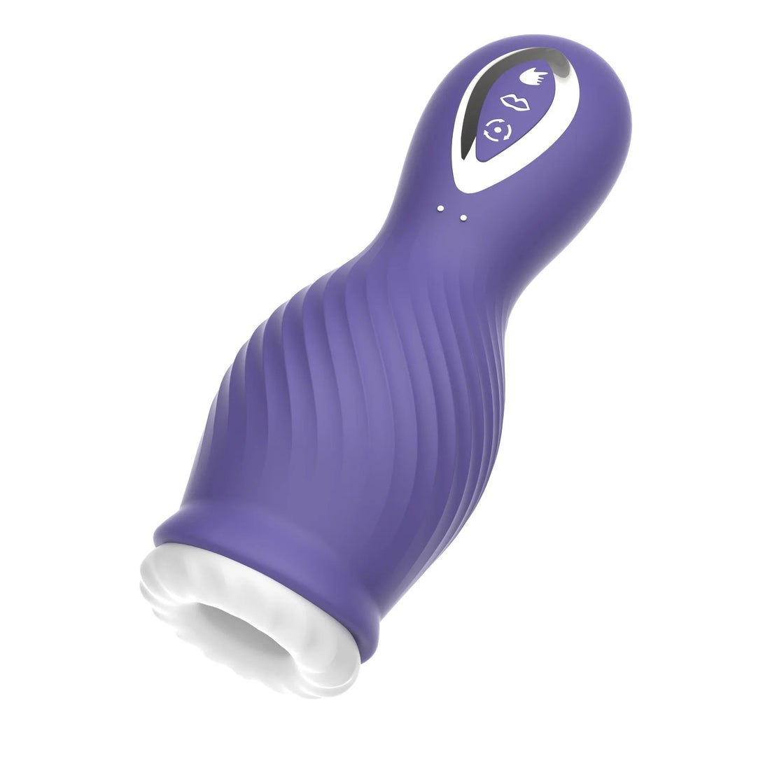 rosvibe - Dragon Suction Rotating Trainer Male Masturbators Oral Vaginal Penis Vibrator - rosvibe