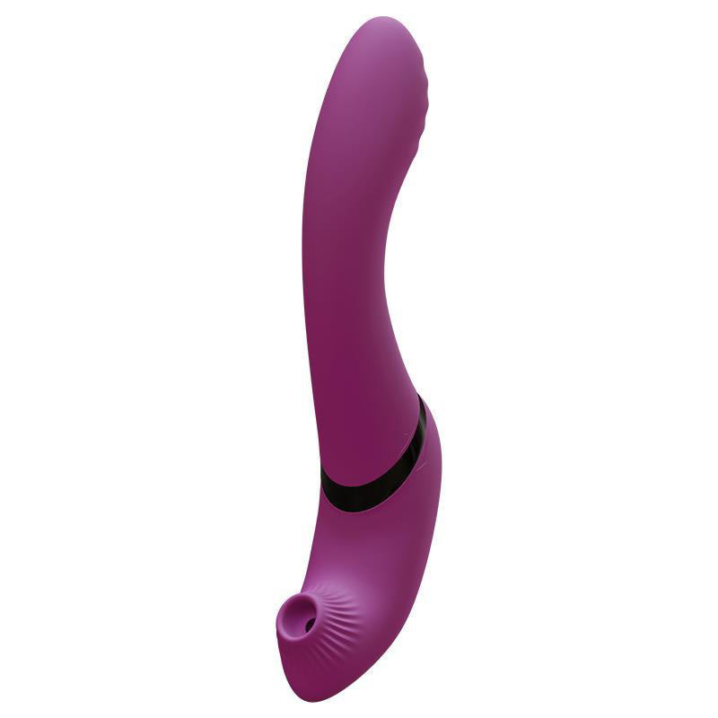 rosvibe - Spinning Sucking Vibrator - rosvibe