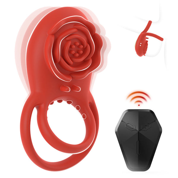 rosvibe - Rose Clitoral Stimulator Couples Sex Toys for Men Women Pleasure - rosvibe