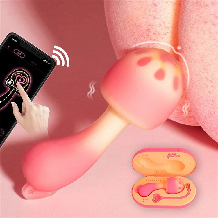 rosvibe - Sunset Mushroom Vibrator G Spot Clitoris Vibrator With Charging Warehouse - rosvibe